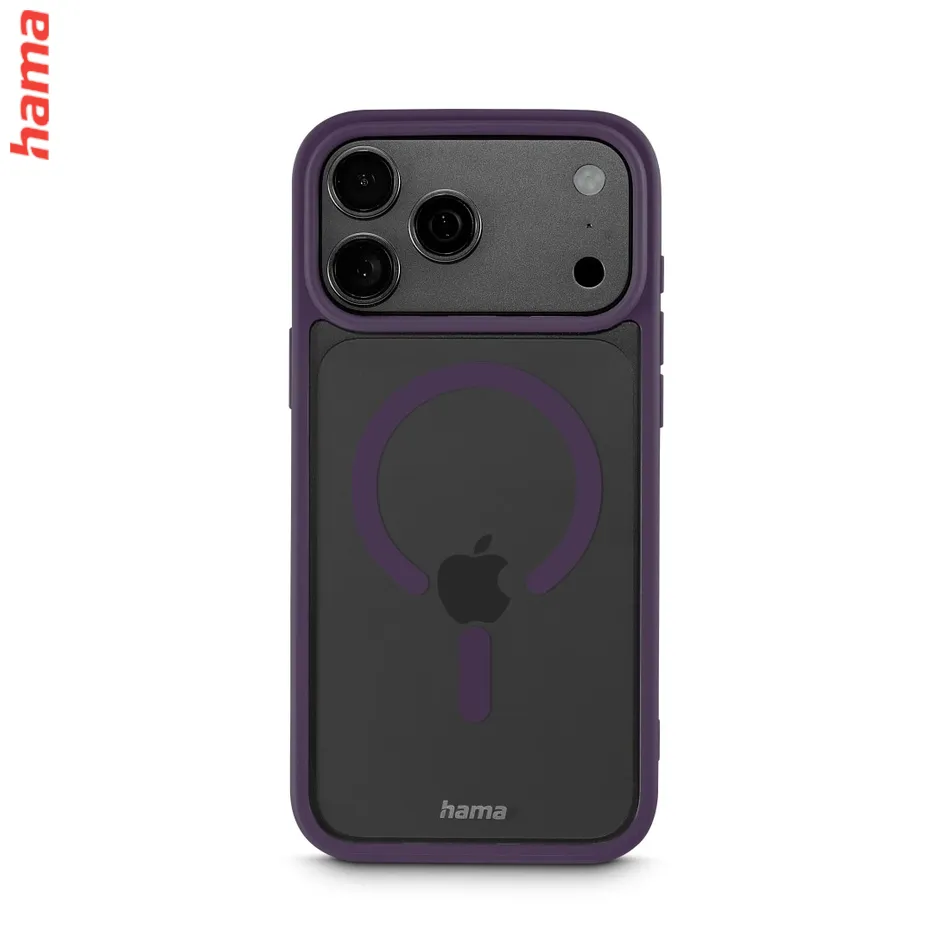 Hama Kryt na iPhone 17 Pro Max/18 Pro Max Frame Protect, tmavočervený rám