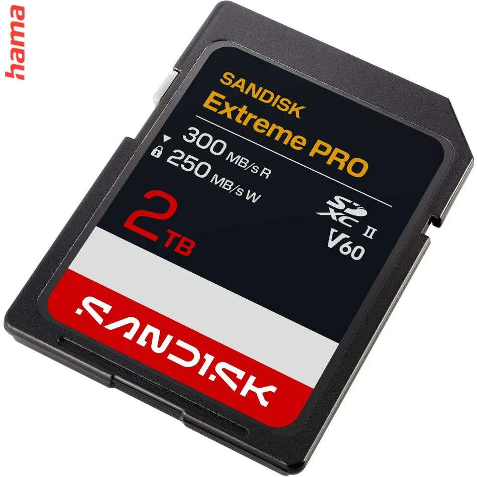 SanDisk pamäťová karta Extreme PRO SDXC 2 TB, UHS-II V60, 300/250 MB/s