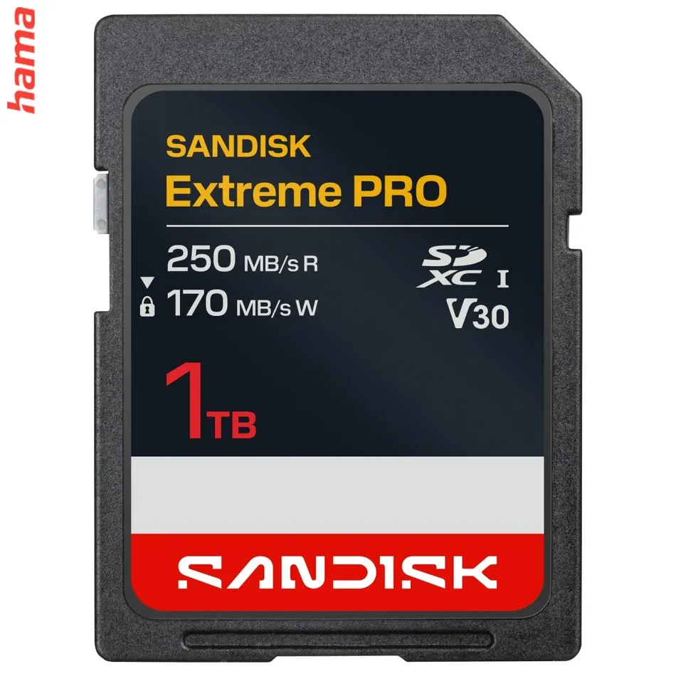 SanDisk SD karta Extreme PRO SDXC 1 TB, UHS-I V30 U3, 250/170 MB/s