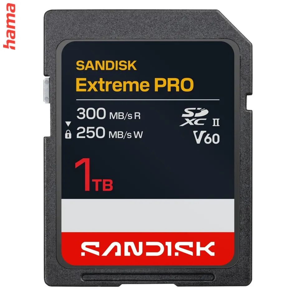 SanDisk SD karta Extreme PRO SDXC 1 TB, UHS-II V60, 300/250 MB/s