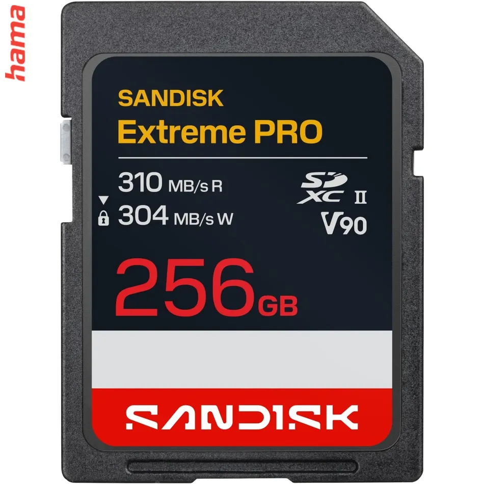 SanDisk SD karta Extreme PRO SDXC 256 GB, UHS-II V90, 310/304 MB/s