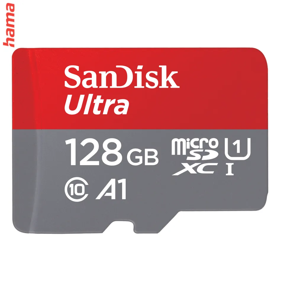 SanDisk micro SD karta Ultra 128 GB s adaptérom, UHS-I A1, 140 MB/s