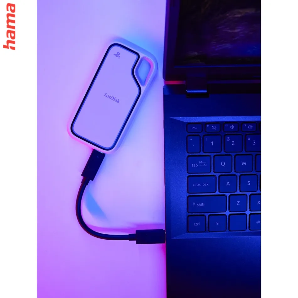 SanDisk Extreme Portable SSD 2 TB pre PS5 a PC, externý SSD disk, 1000 MB/s
