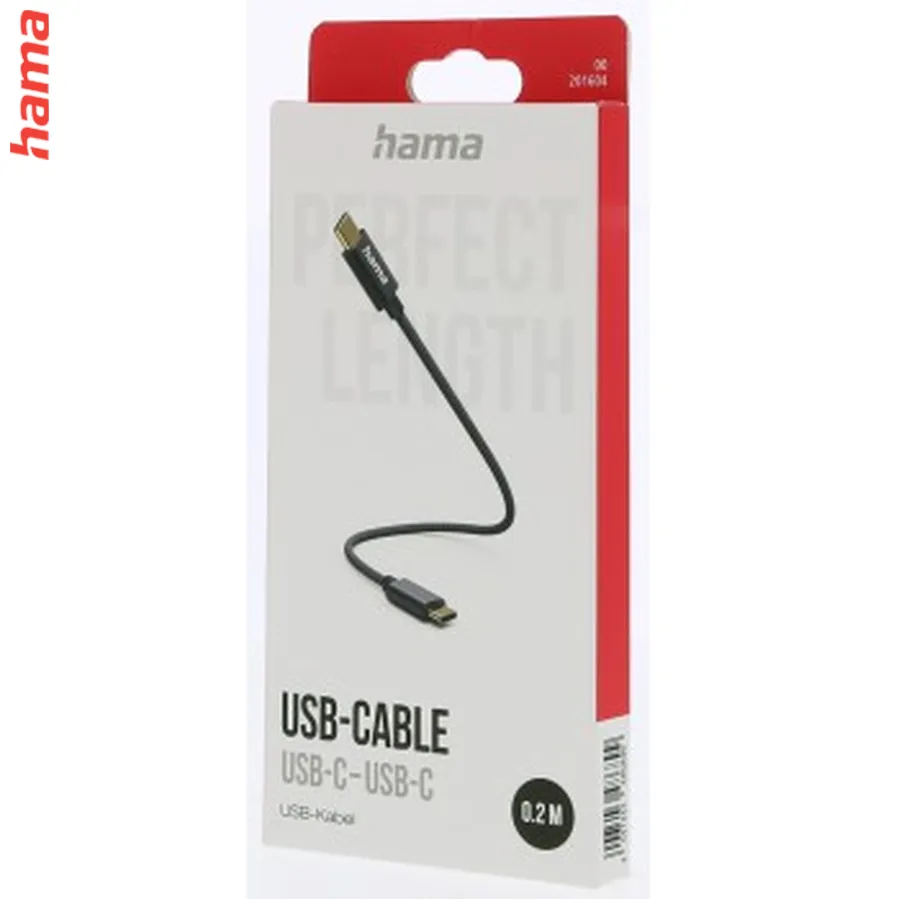 Hama kábel USB-C 2.0 typ A-C 3 m
