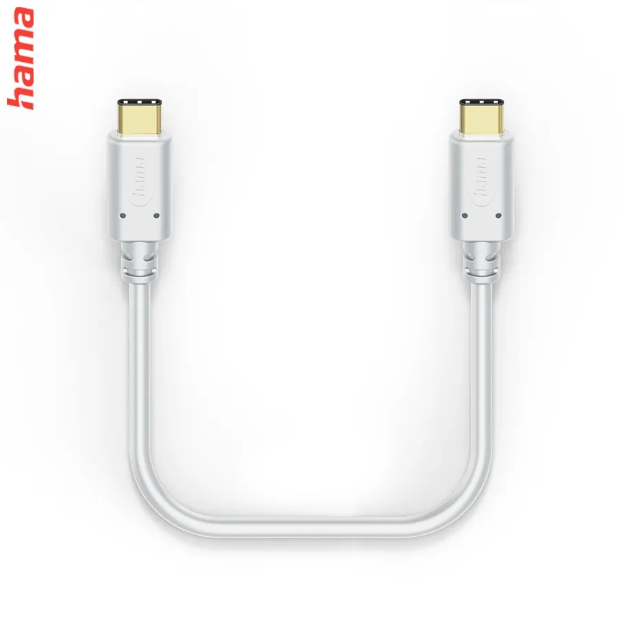 Hama kábel USB-C 2.0 typ C-C 1,5 m, biely
