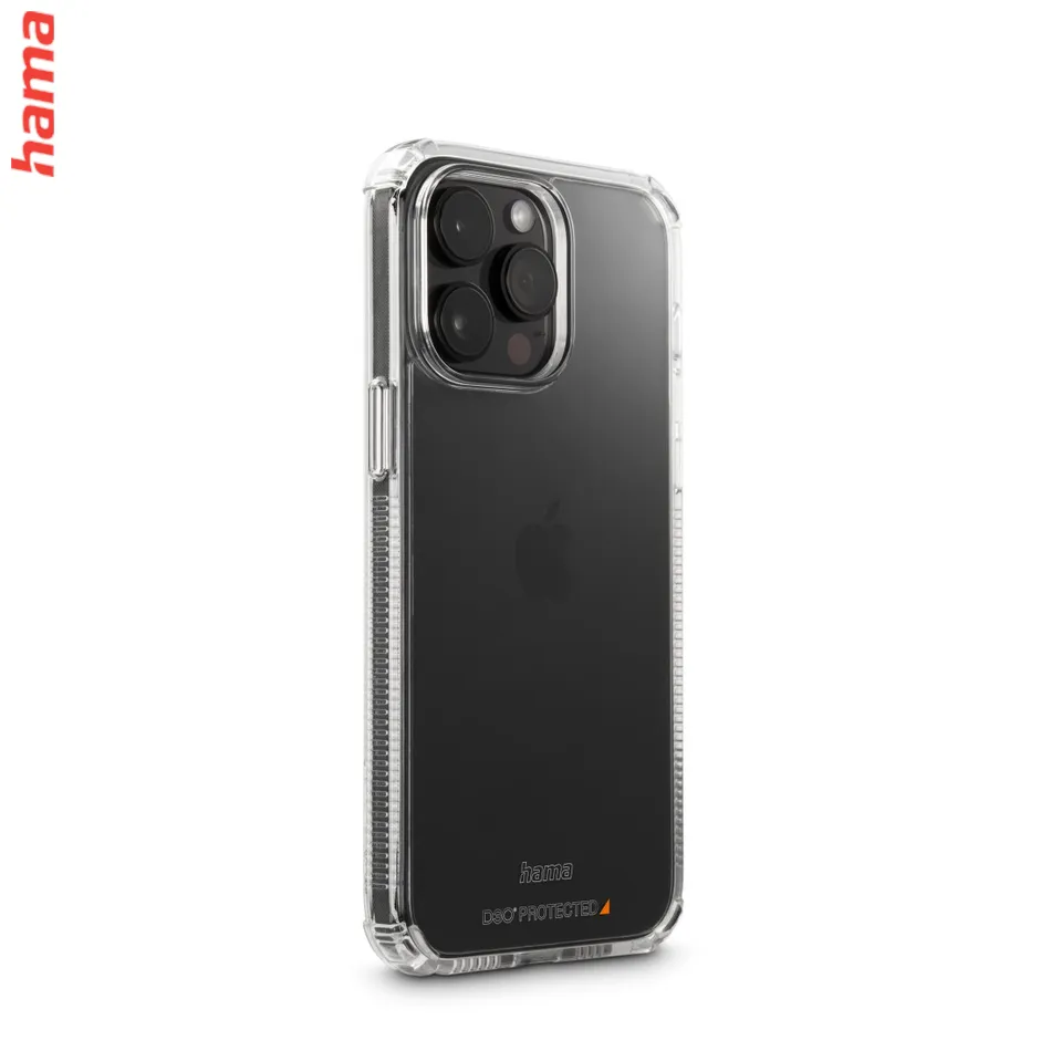 Hama Extreme Protect, kryt pre Apple iPhone 14 Pro Max, materiál D3O®, nezažltne, priehľadný  
