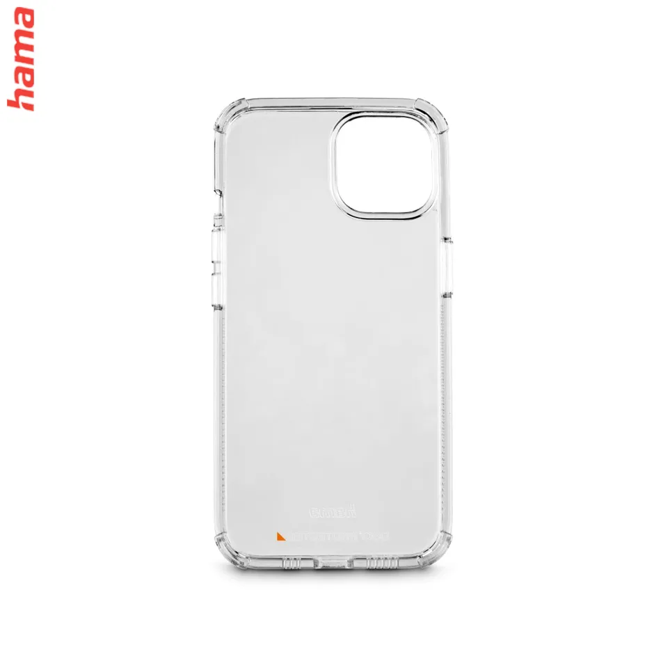 Hama Extreme Protect, kryt pre Apple iPhone 13, materiál D3O®, nezažltne, priehľadný  