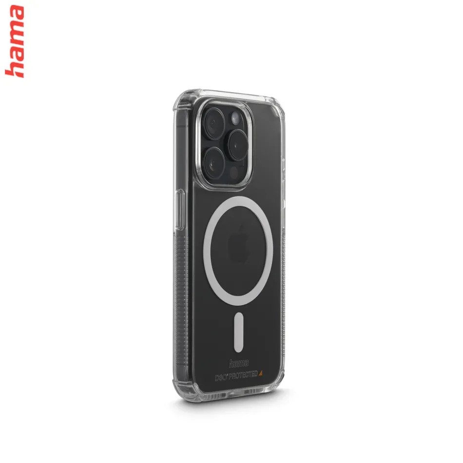 Hama Extreme Protect MagCase, kryt pre Apple iPhone 15 Pro Max, magnetický, materiál D3O®, nezažltne  