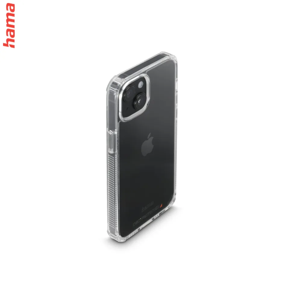 Hama Extreme Protect, priehľadný kryt s D3O® pre iPhone 15 Plus  