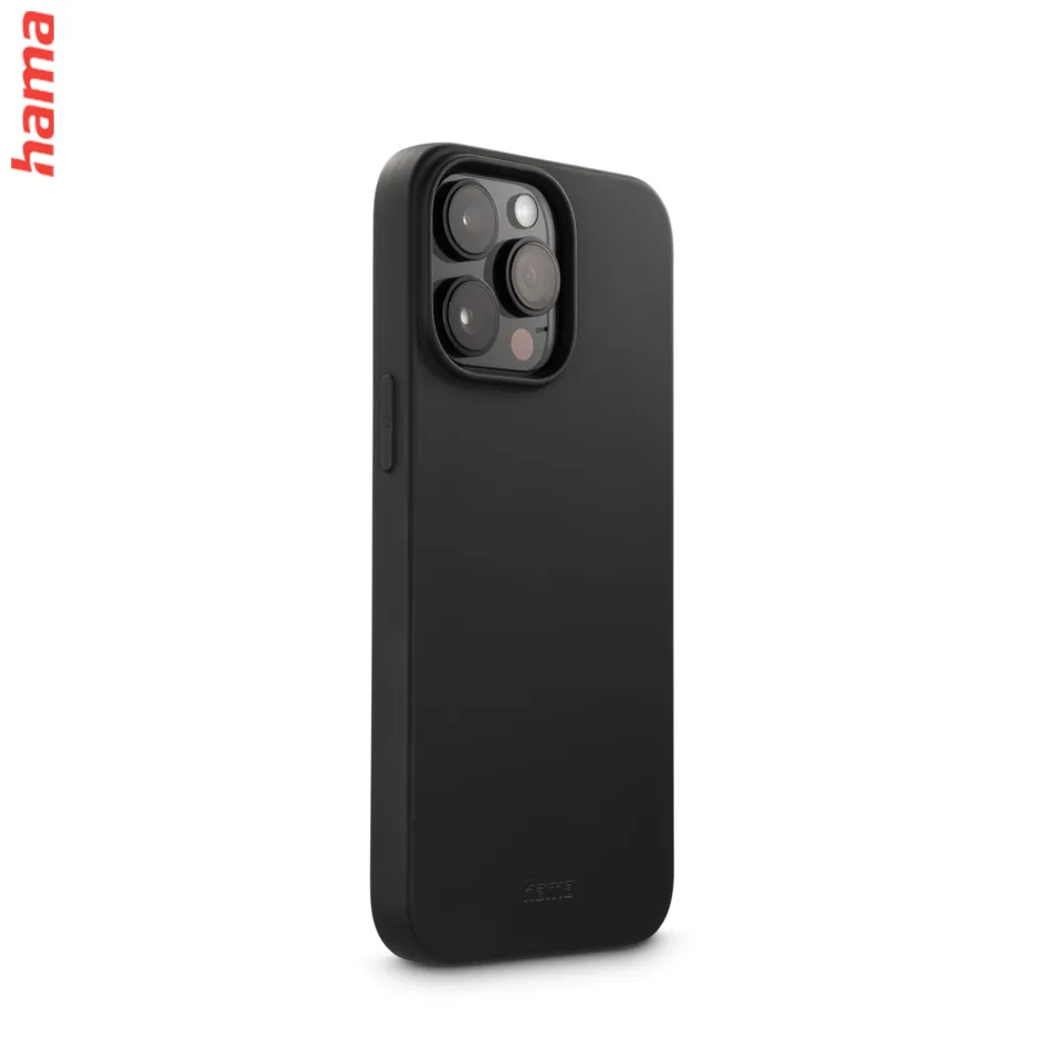 Hama Fantastic Feel, kryt pre Apple iPhone 14 Pro Max, hebký povrch, čierny  