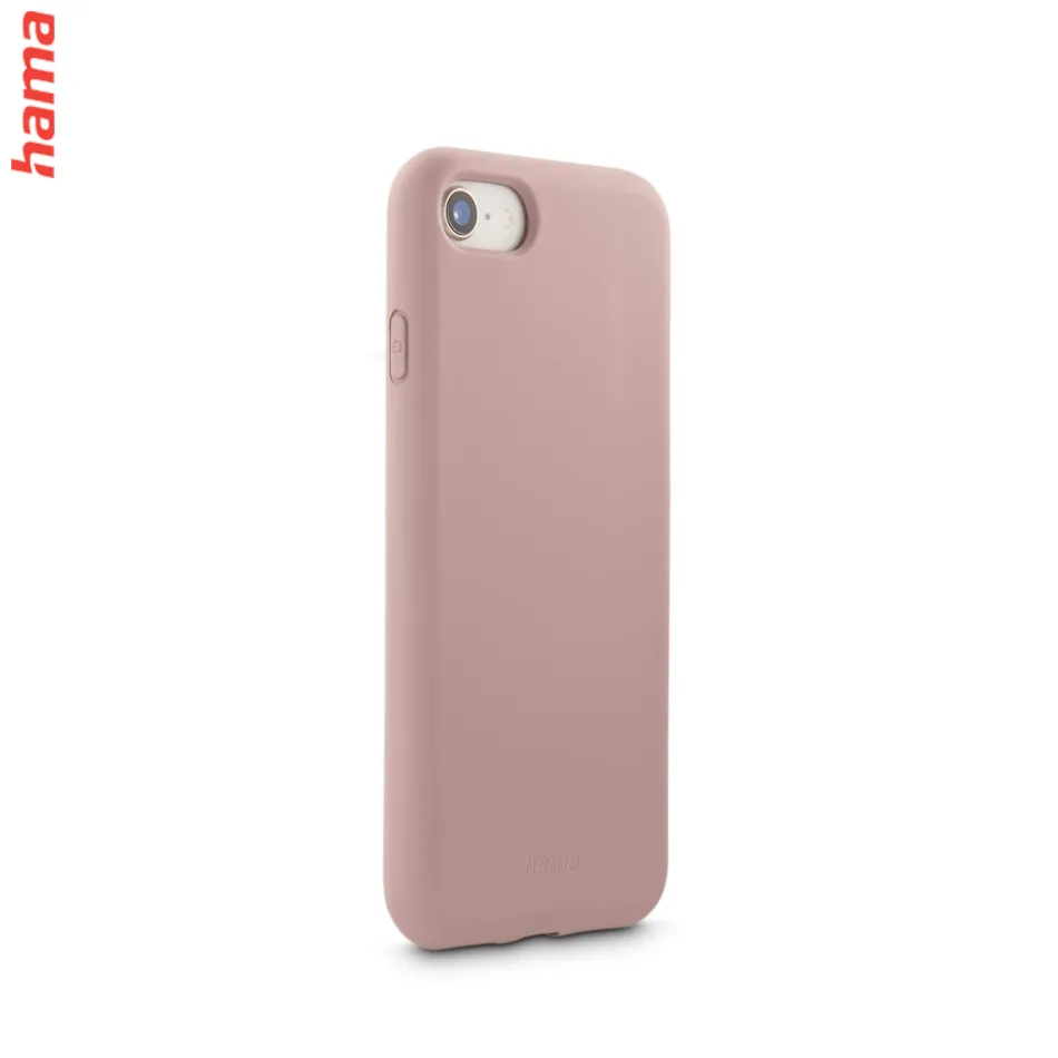 Hama Fantastic Feel, kryt pre Apple iPhone 7/8/SE 2020/SE 2022, hebký povrch, farba nude  