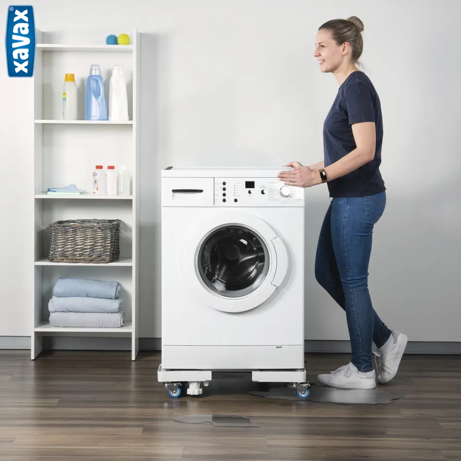Xavax mobilný podstavec pre spotrebiče/nábytok/ťažké predmety, 4 kolieska, 50x50-70x70 cm, do 150 kg  