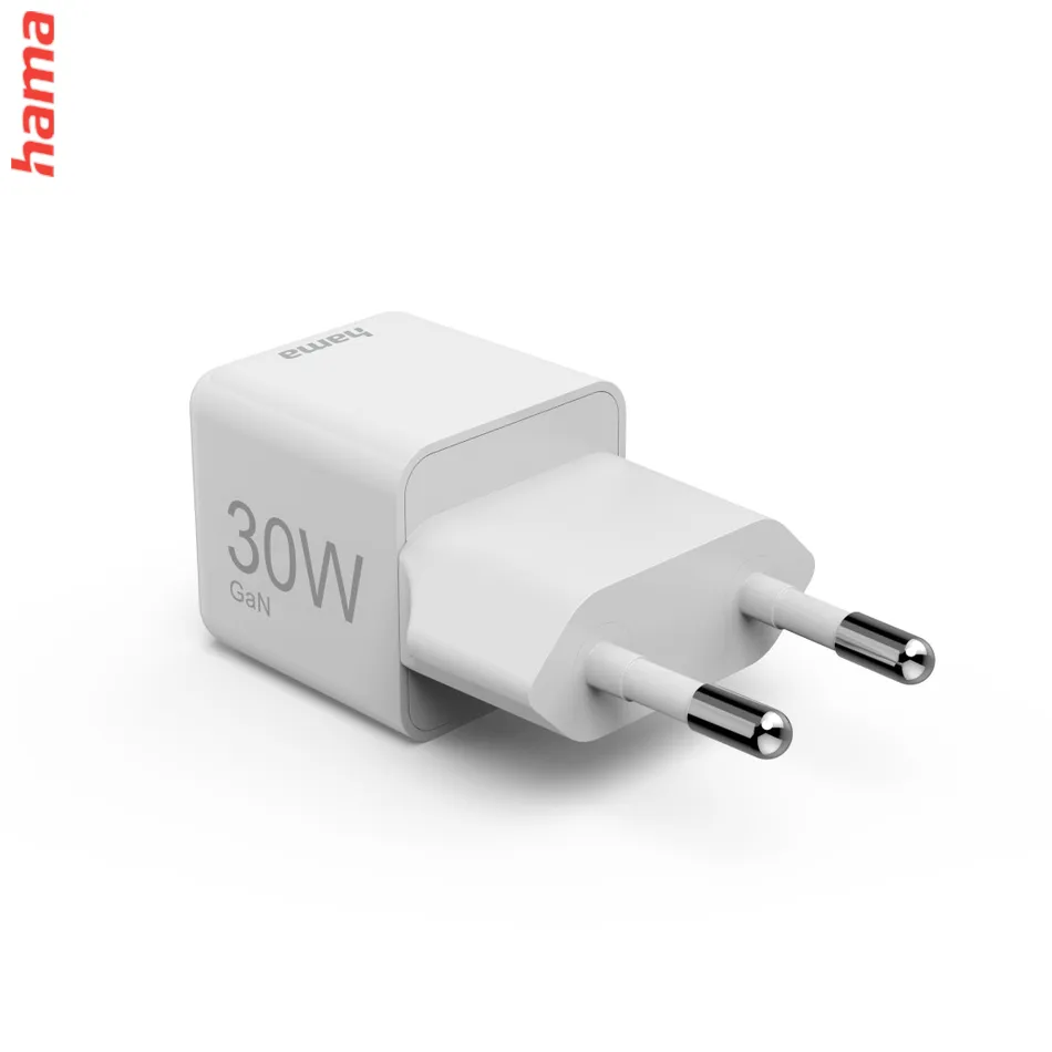 Hama rýchla USB nabíjačka, USB-C PD/QC 30 W, super-mini  