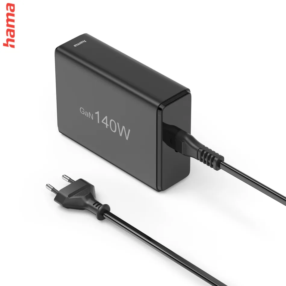 Hama USB nabíjacia stanica GaN, 3x USB-C PD, 2x USB-A (1x QC), 140 W