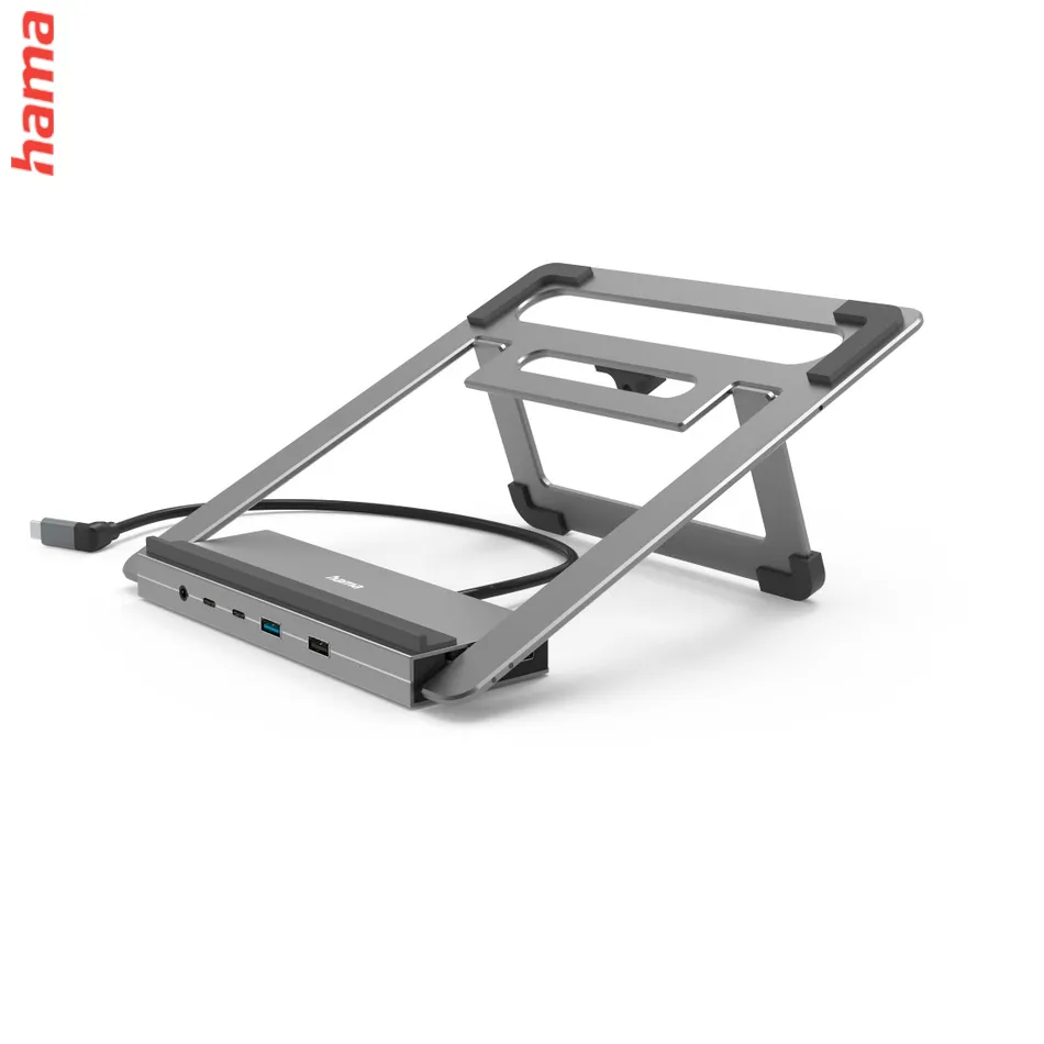 Hama USB-C dokovacia stanica a stojan pre notebook Connect2Office Stand, 12 portov