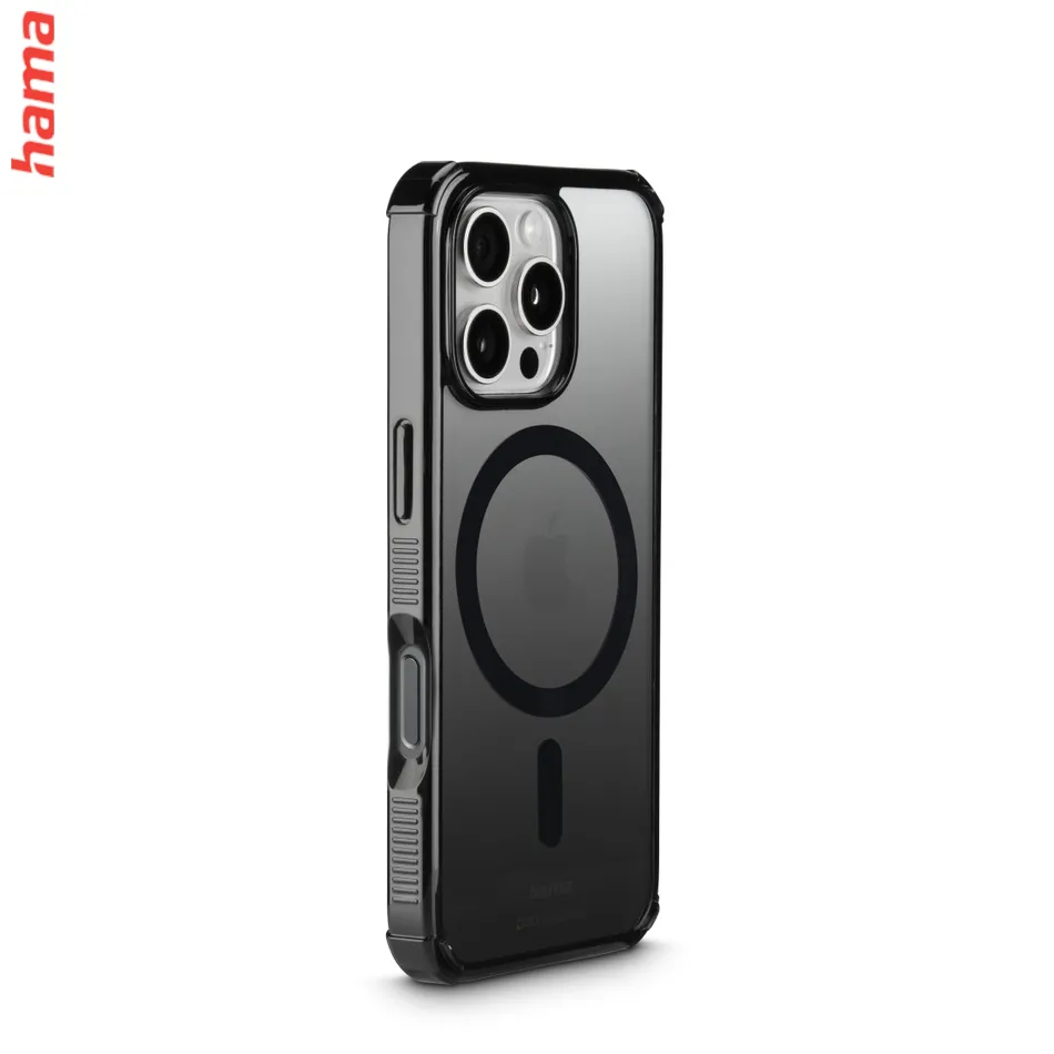 Hama Extreme Protect, kryt pre Apple iPhone 16 Pro, magnetický, D3O®, čierny