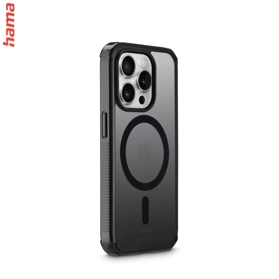 Hama Extreme Protect, kryt pre Apple iPhone 15 Pro, magnetický, D3O®, čierny