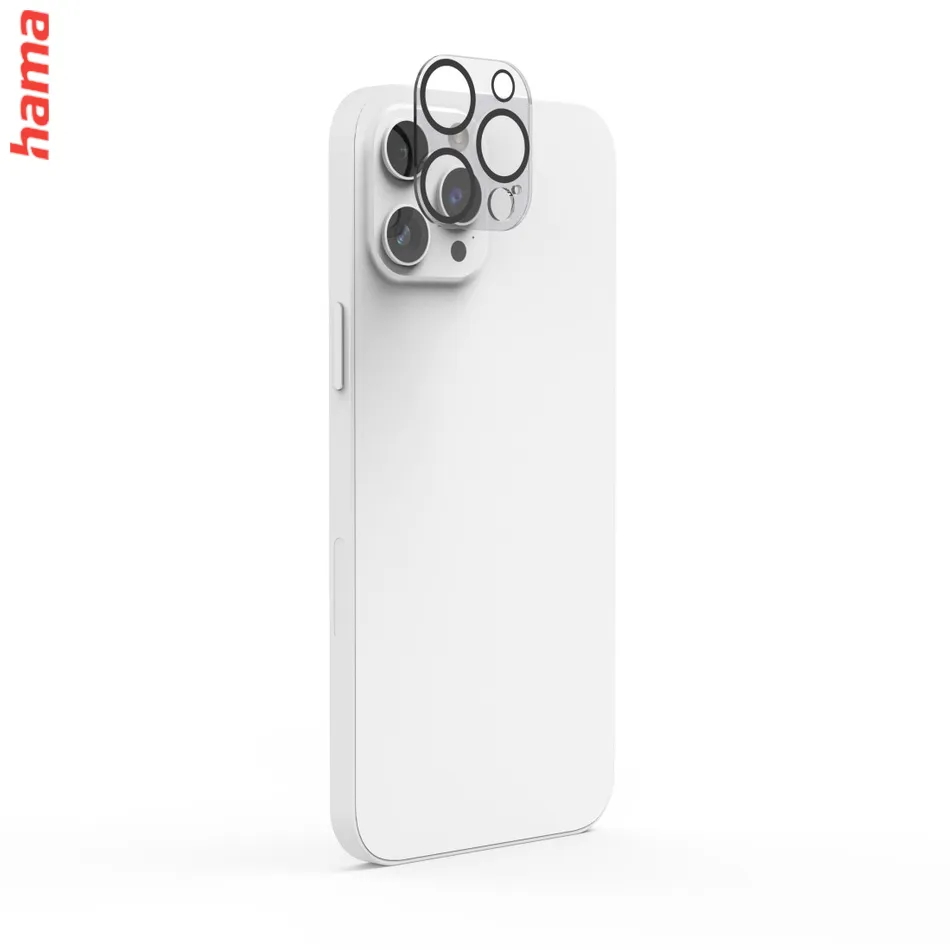 Hama Cam Protect, ochranné sklo fotoaparátu pre Apple iPhone 16/16 Plus, priehľadné