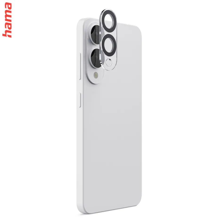 Hama Cam Protect, ochranné sklo fotoaparátu pre Samsung Galaxy S25 Edge, priehľadné