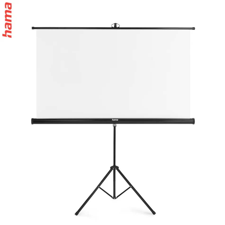 Hama projekčné plátno 2v1, 155x155 cm, uhlopriečka 219 cm, so statívom, prenosné, biele