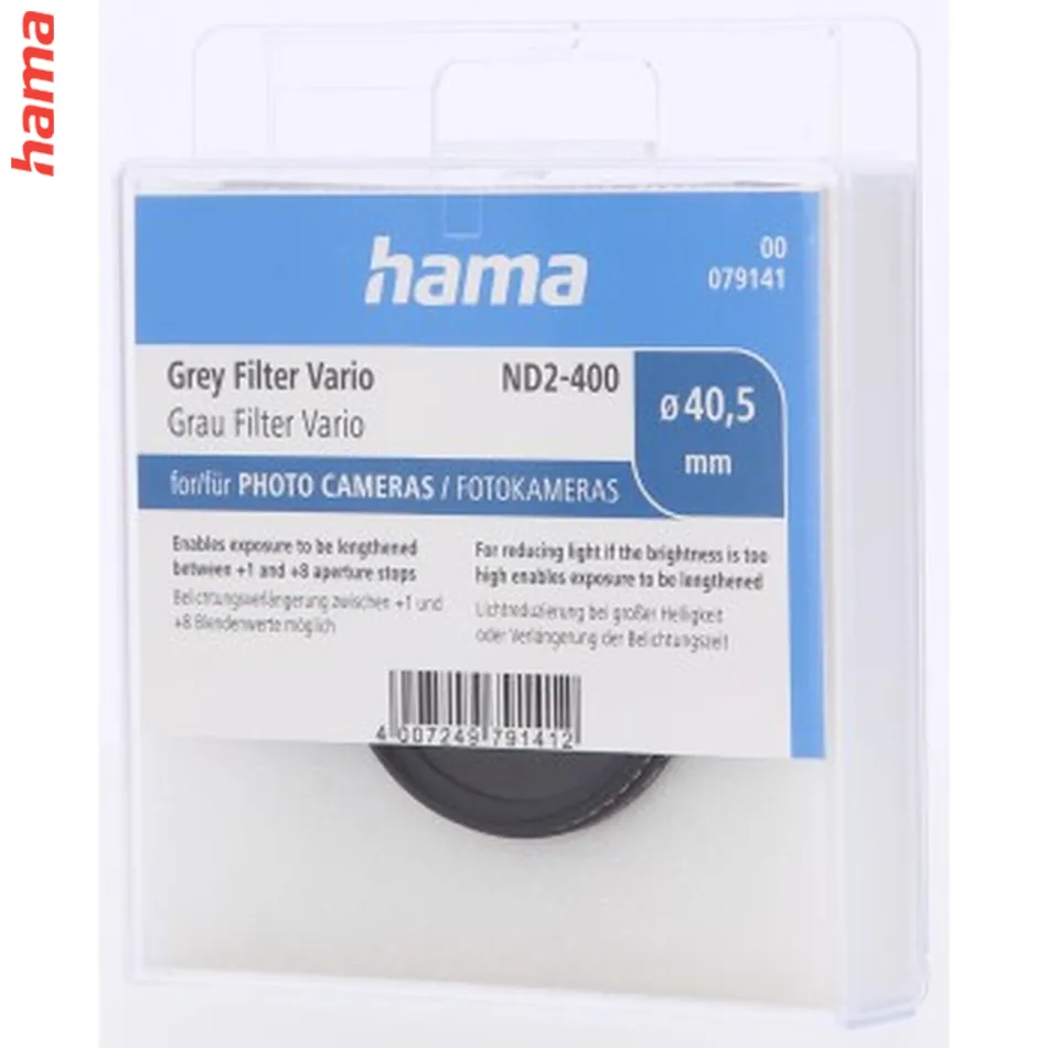 Hama Vario ND2-400, neutrálny šedý filter, priemer 40,5 mm