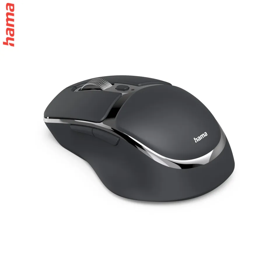 Hama bezdrôtová Multi Device myš WM-800, nabíjacia, tichá, šedá