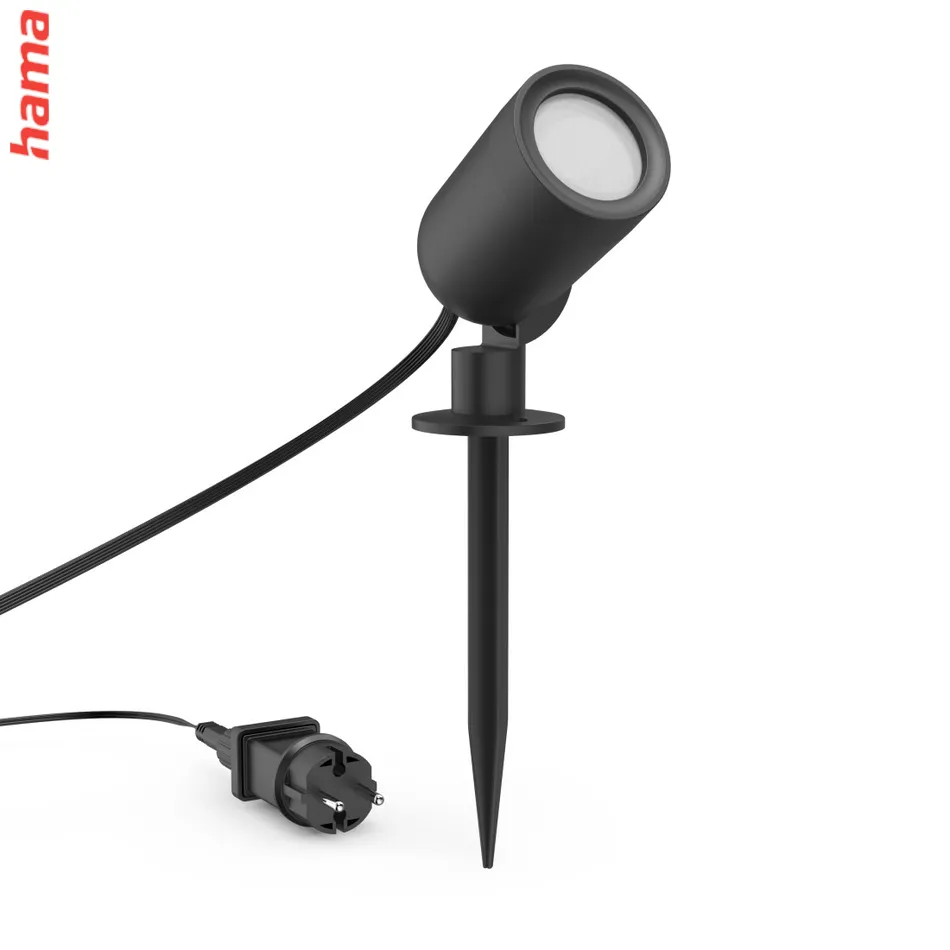 Hama SMART WiFi LED záhradné svetlo, Matter, zapich. nožička, IP65, farby, stmievanie, appka