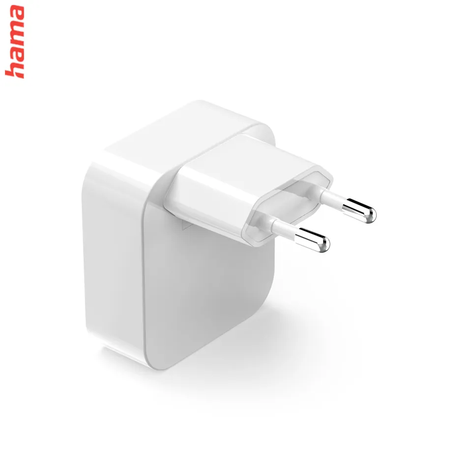 Hama rýchla USB nabíjačka GaN, 2x USB-C PD/QC 40 W, skladacia