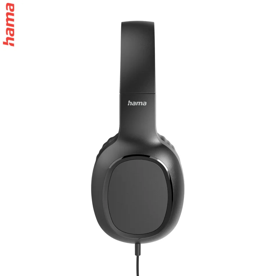 Hama USB-C slúchadlá s mikrofónom Fun C, uzavreté, čierne