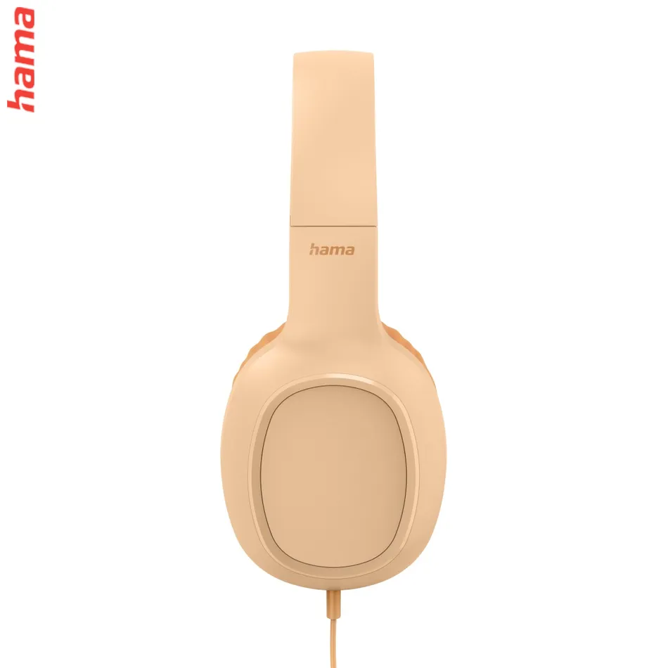 Hama USB-C slúchadlá s mikrofónom Fun C, uzavreté, oranžové