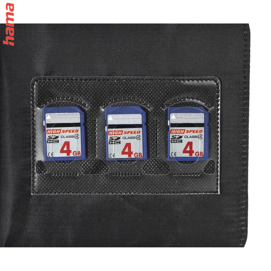 Hama Ready for Business, puzdro na 24 CD/DVD/Blu-ray + 6 SD/MMC/xD/MemoryStick, čierne