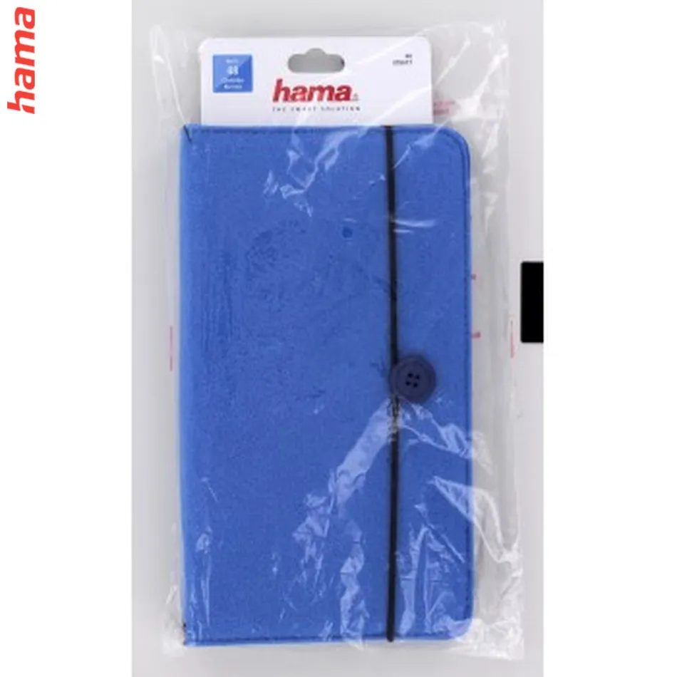 Hama Felt, puzdro na 48 CD/DVD/Blu-ray diskov, filcové, modré