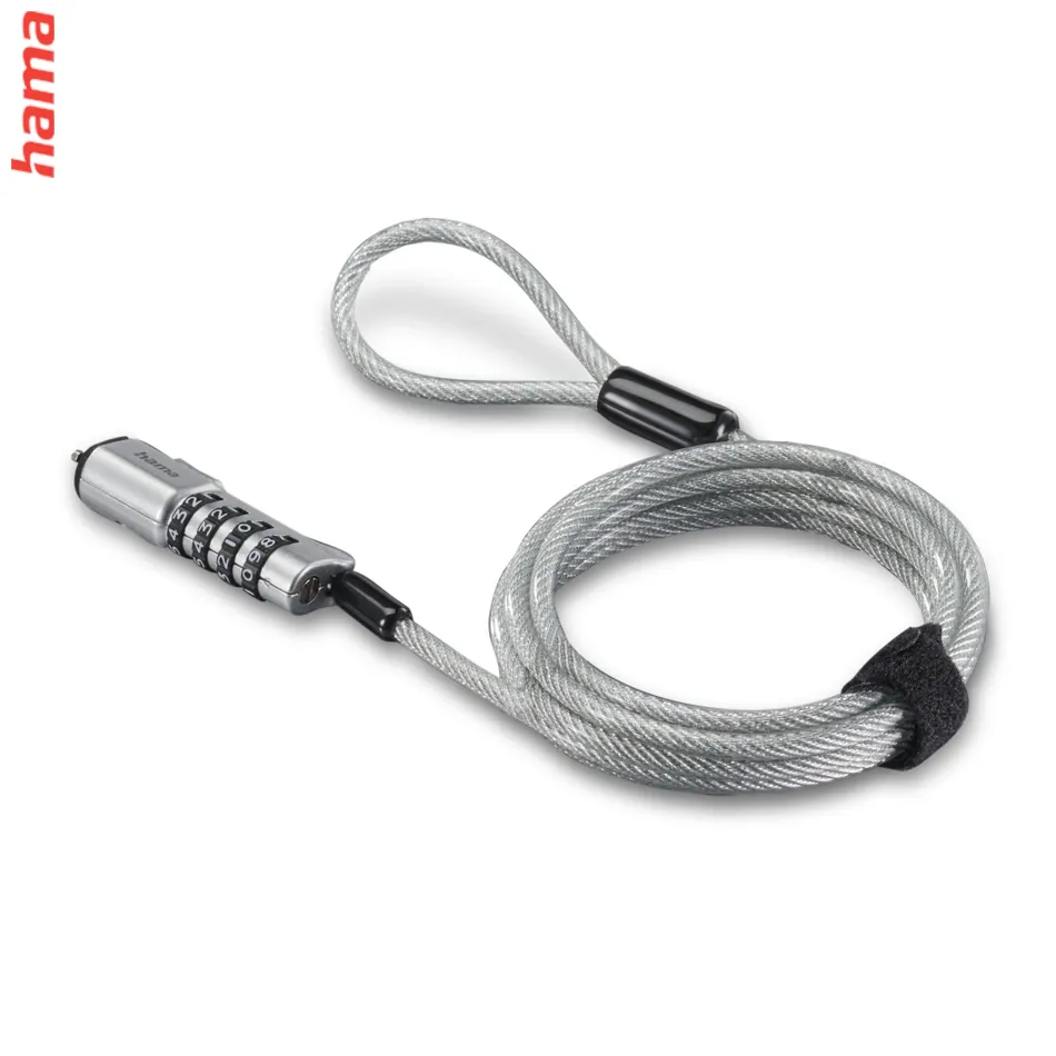 Hama zámka na notebook Nano, 4-miestny číselný kód, antracitová