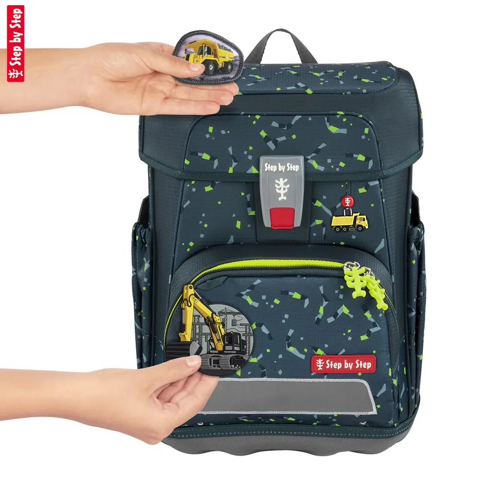 Doplnkový set obrázkov MAGIC MAGS, Bagger Rocco, pre aktovky a ruksaky Step by Step