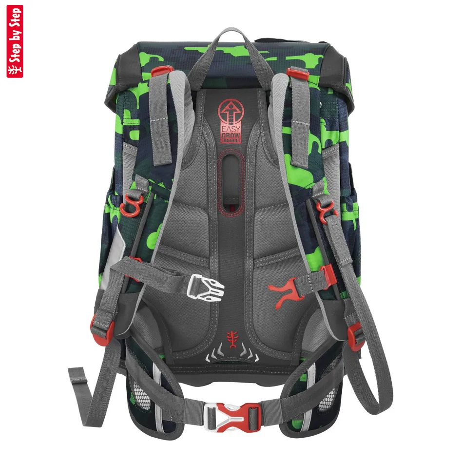 Školská aktovka Step by Step CLOUD, Black Cat Chiko - 5-dielny set, AGR certifikát