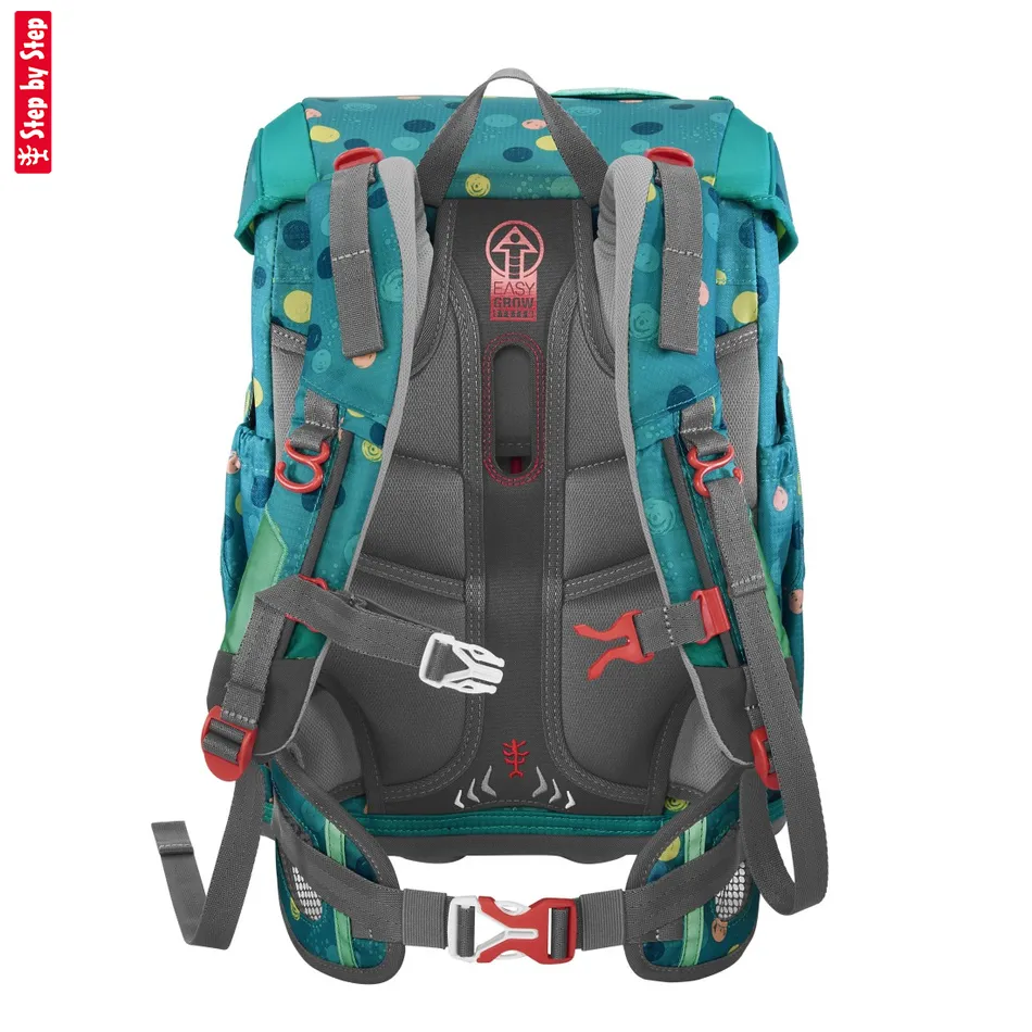 Školská aktovka Step by Step CLOUD, Turtle Josie - 5-dielny set, AGR certifikát