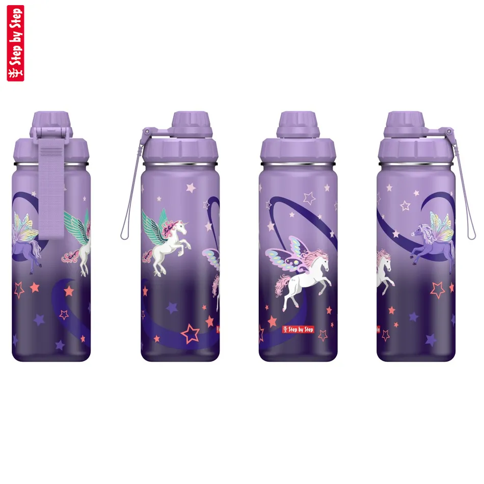Izolovaná fľaška na nápoj z nerezovej ocele Step by Step 0,5 l, Dreamy Pegasus