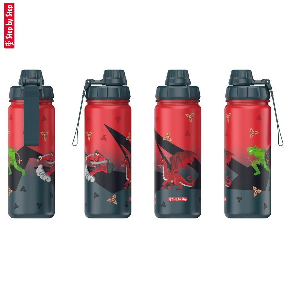 Izolovaná fľaška na nápoj z nerezovej ocele Step by Step 0,5 l, Warrior