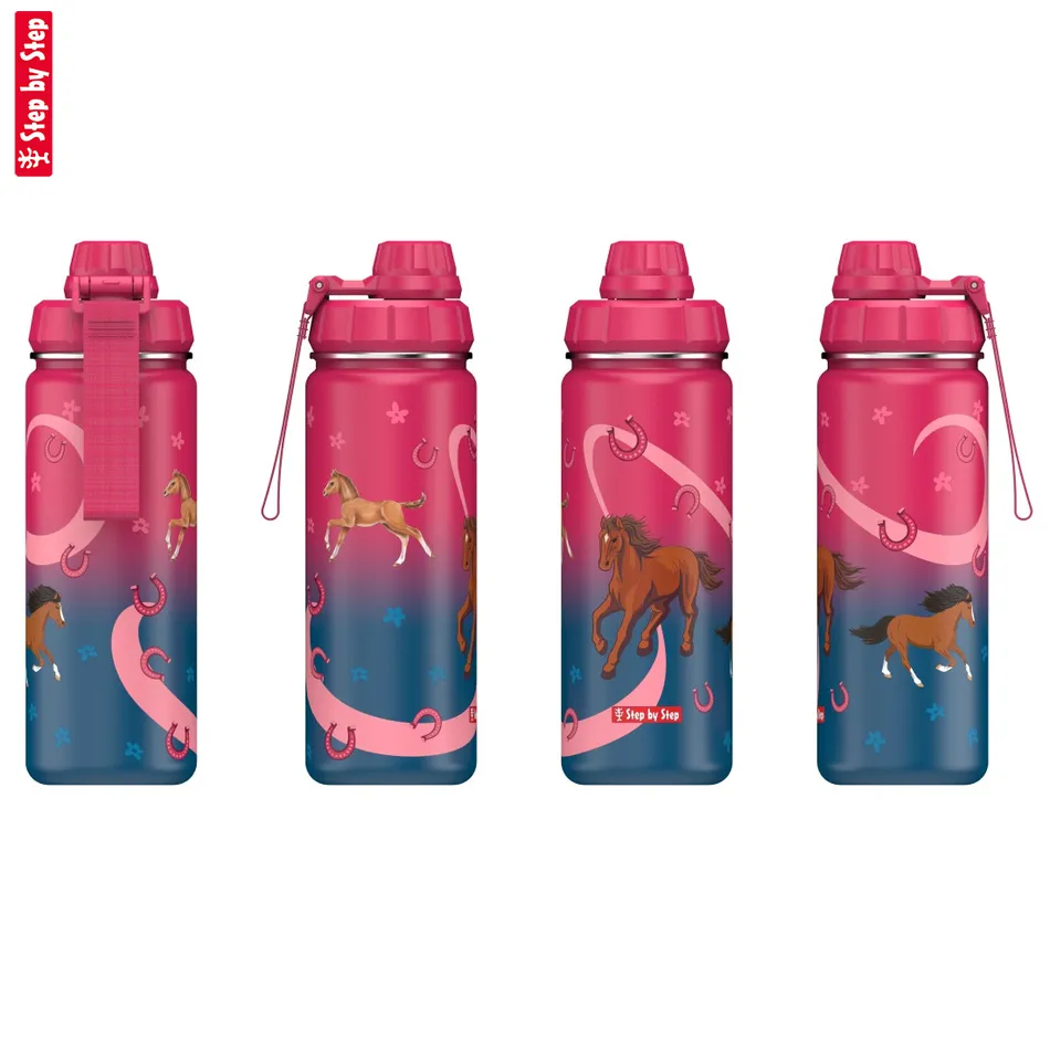 Izolovaná fľaška na nápoj z nerezovej ocele Step by Step 0,5 l, Wild Horse