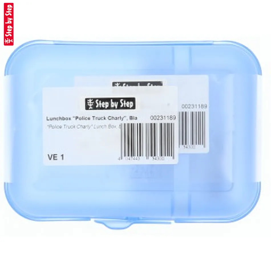 Krabička na desiatu Step by Step, Police Truck Charly, modrá