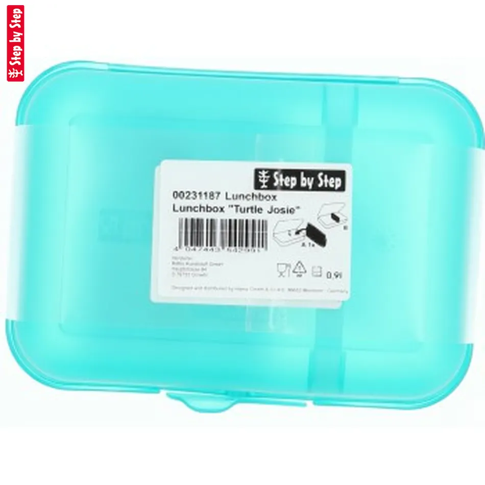Krabička na desiatu Step by Step, Turtle Josie, tyrkysová