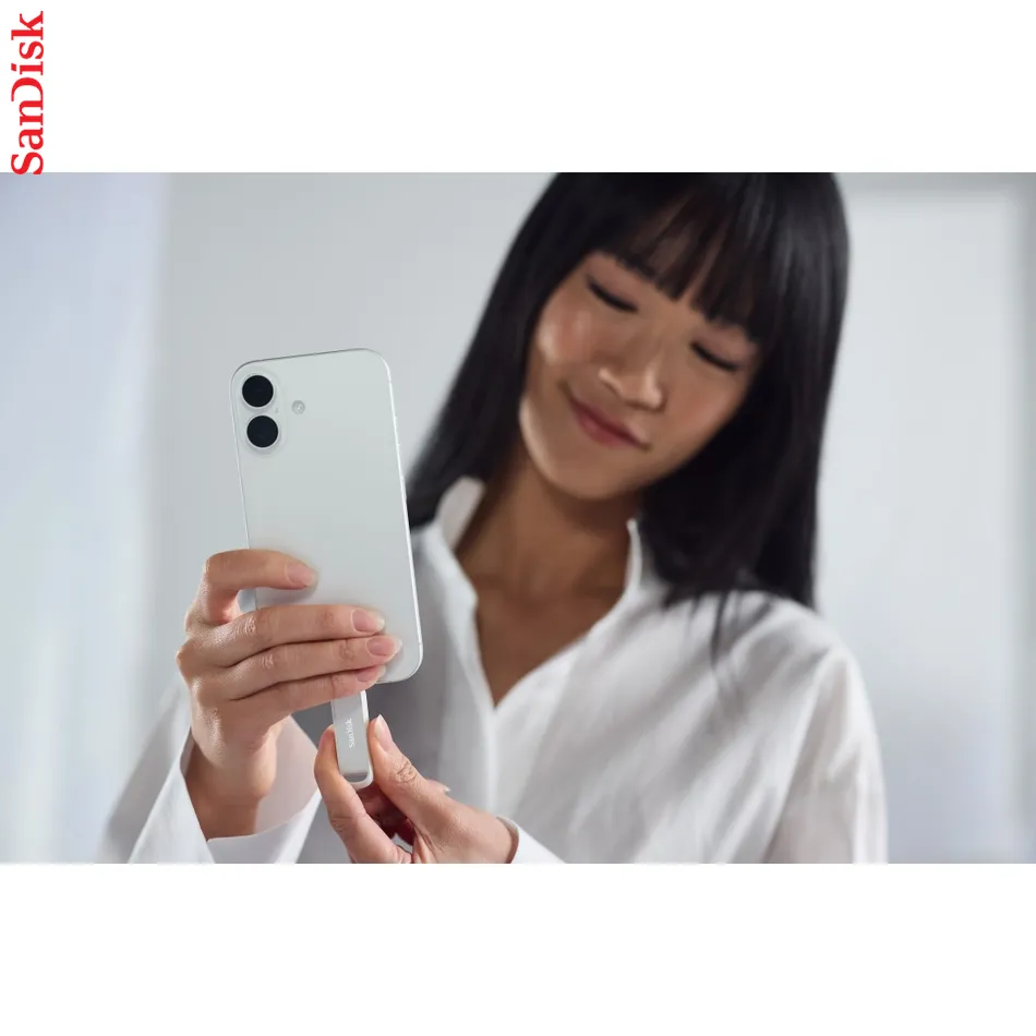 SanDisk Phone Drive 128 GB, USB-C Arctic White