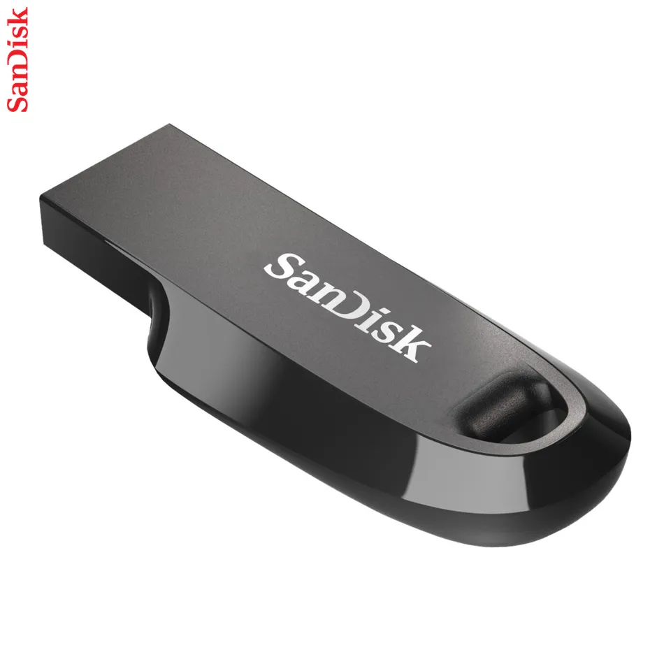 SanDisk Ultra Curve Flash Drive, 64 GB, USB 3.2