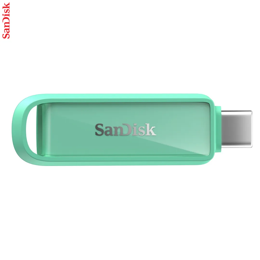SanDisk Phone Drive 256 GB, USB-C Seafoam Green