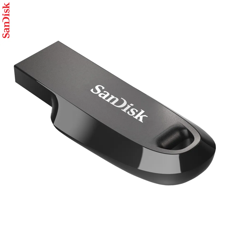 SanDisk Ultra Curve Flash Drive, 256 GB, USB 3.2