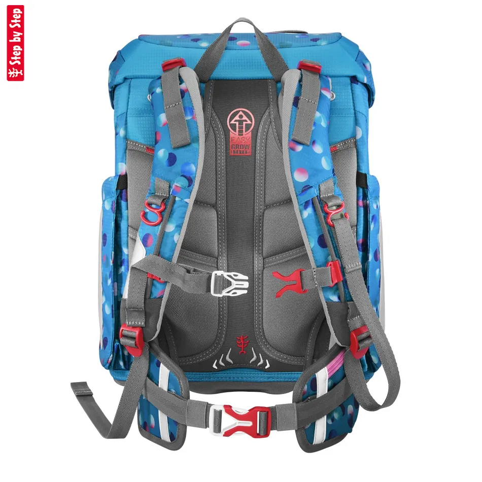 Školská aktovka-taška Step by Step FIT, Dolphin Finja - 5-dielny set, AGR certifikát