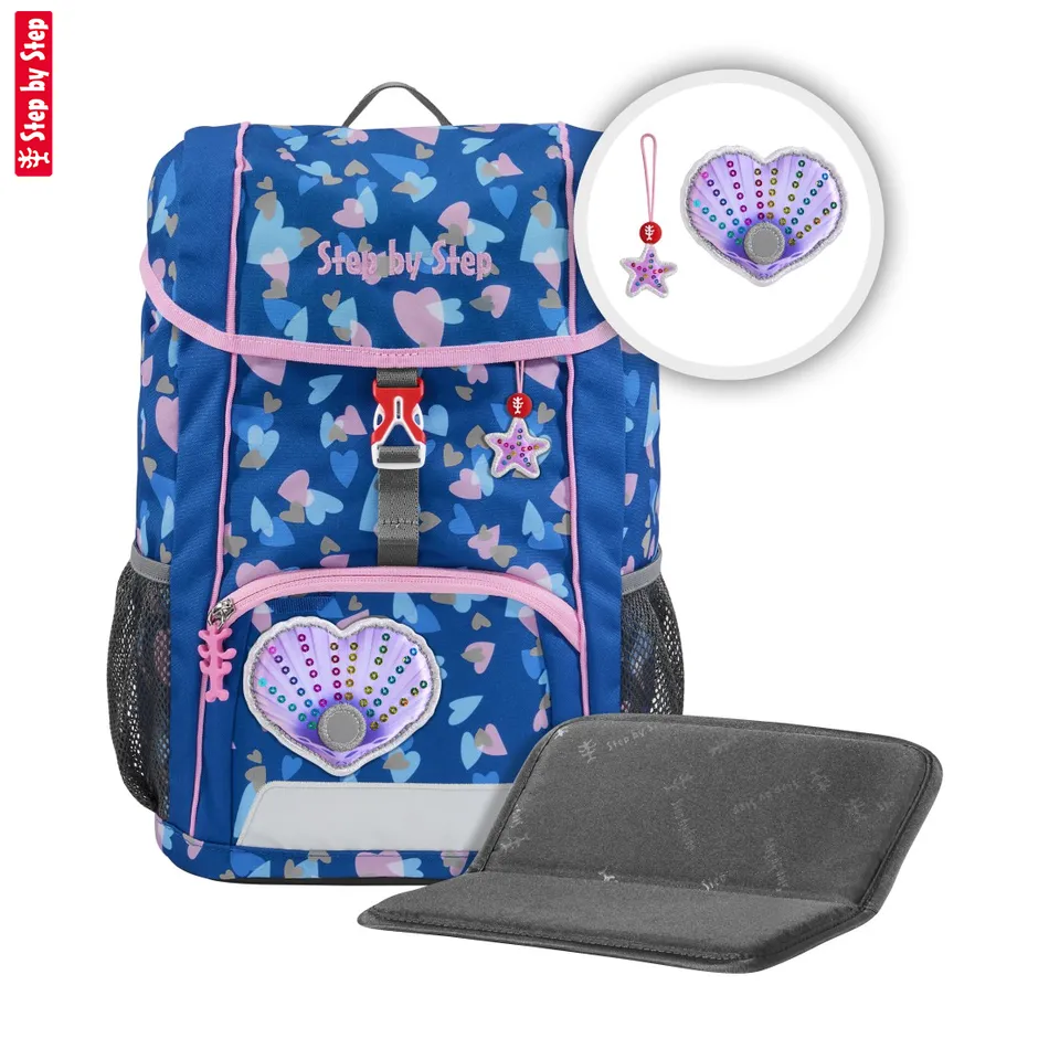 Detský ruksak Step by Step KID REFLECT, Sealshell Pearl
