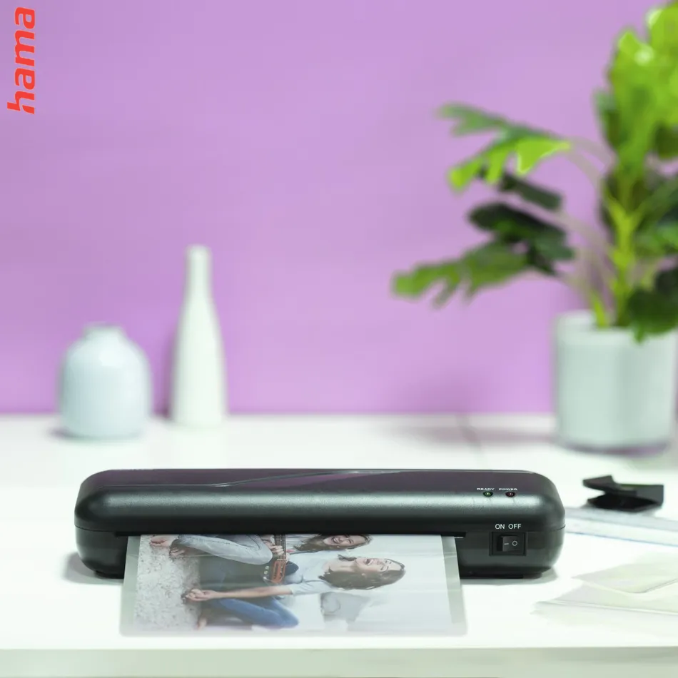 Hama Basic, laminátor DIN A4, laminovanie za tepla, pre fólie 80-125 µ