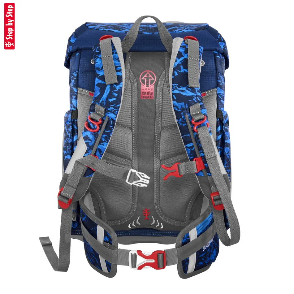 Školská aktovka Step by Step FIT, Manta Rio - 5-dielny set, AGR certifikát