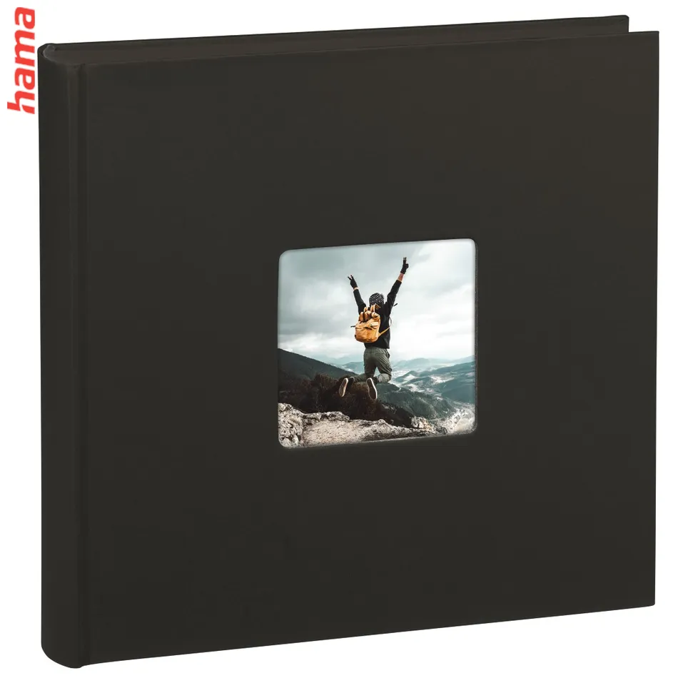 Hama album klasický FINE ART 30x30 cm, 100 strán, čierny, čierne listy